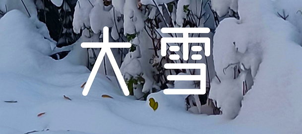 今日大雪 | 清風(fēng)一念，落雪為安。 盼歲月無恙，今冬不寒。